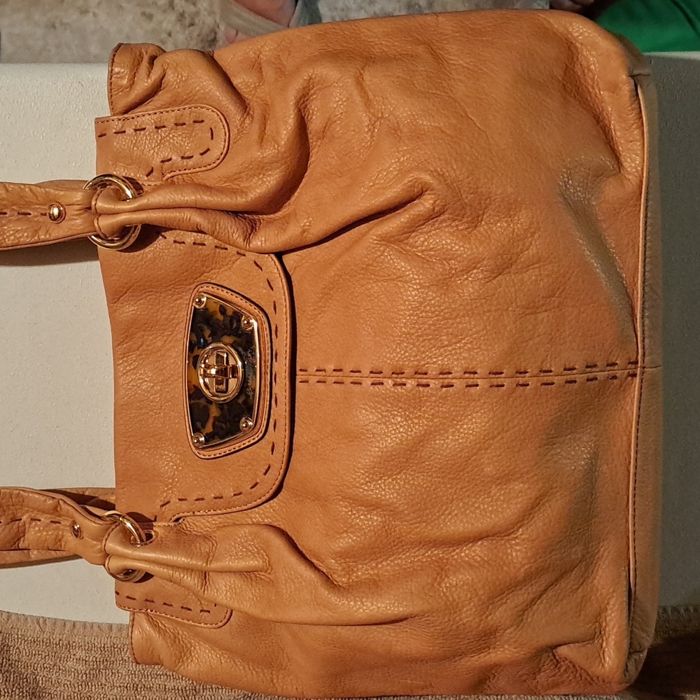 B Makowsky leather satchel